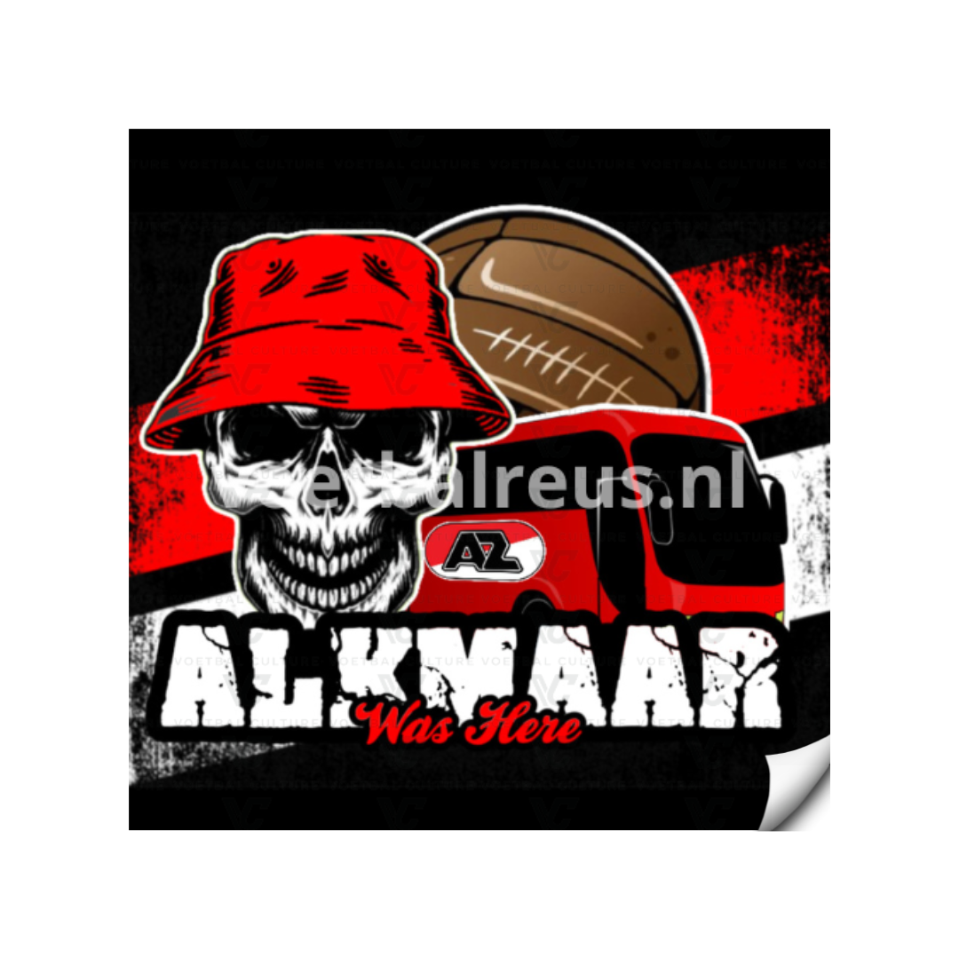 Sticker Alkmaar was here - 7x7 cm