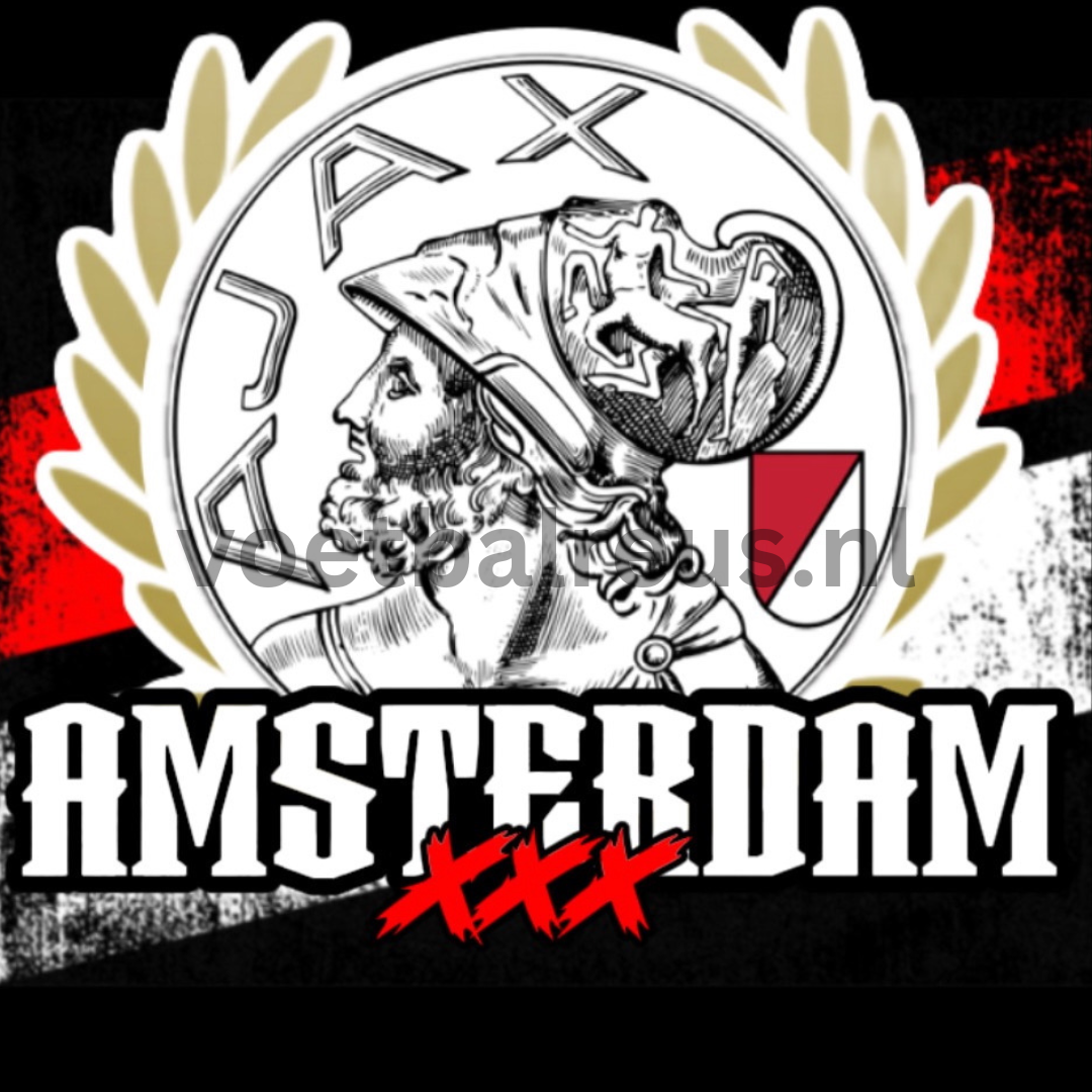 Sticker Amsterdam XXX – 8×8 cm
