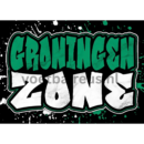 Sticker Groningen Zone - 9x5 cm