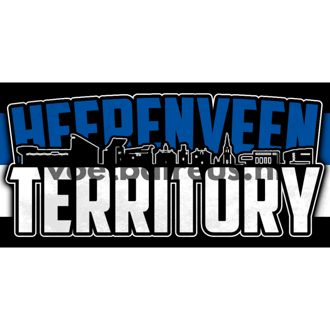 Sticker Heerenveen Territory – 4×10 cm
