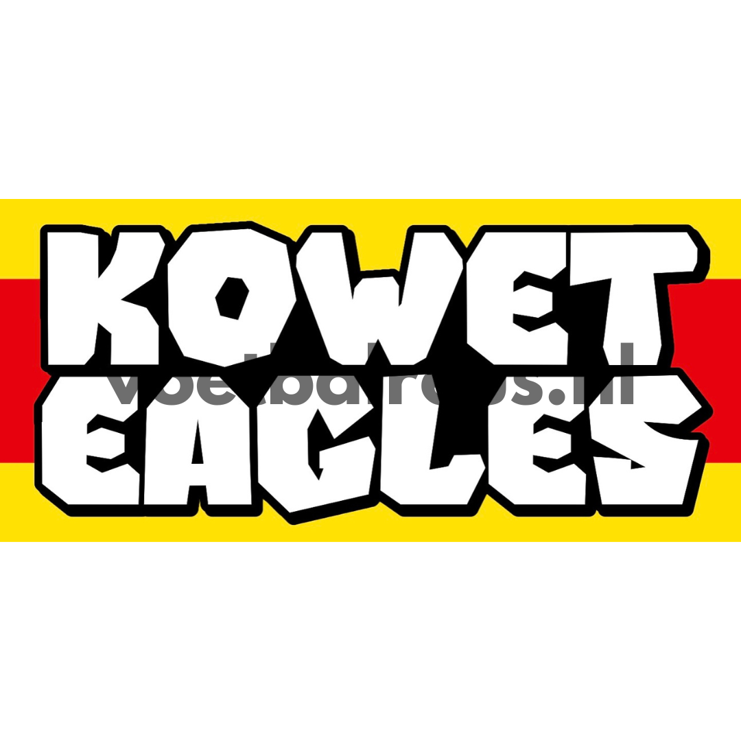 Sticker Kowet Eagles – 4×10 cm