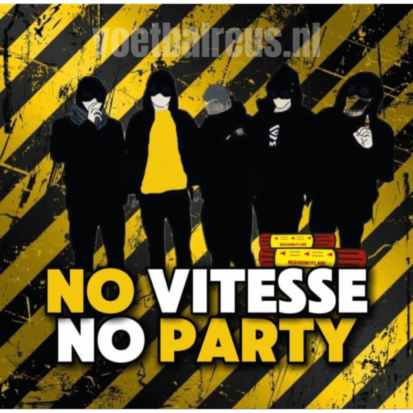 No Vitesse No Party Sticker - 10x10 cm