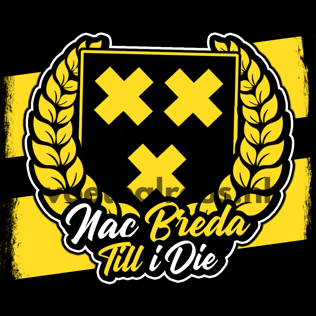 Sticker Nac Breda Till i Die – 8×8 cm