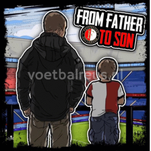 From Father To Son Sticker - 10x10cm