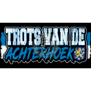 Sticker Trots van de achterhoek - 9x4 cm