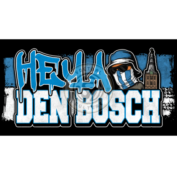Sticker Heya Den Bosch - 9x5 cm