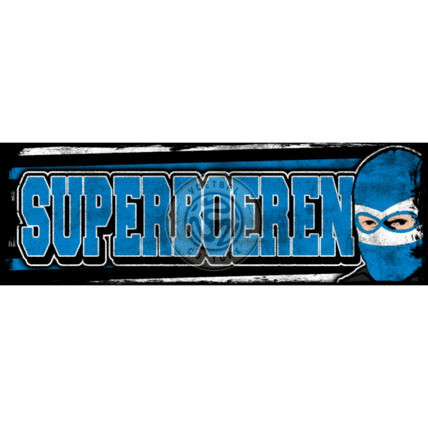 Sticker Superboeren - 9x3 cm