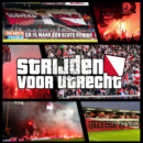 Sticker Strijden voor Utrecht - 7x7 cm