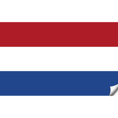 ‘Nederlandse Vlag’ Sticker – 8x5 cm