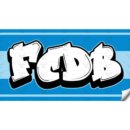‘FCDB’ FC Den Bosch Sticker – 9x5 cm